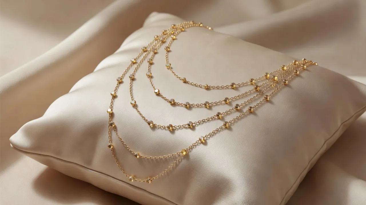 Kaze Layered Necklace Set - 風 レイヤード ネックレス セット